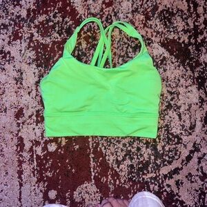 lululemon athletica Neon Green Sports Bra